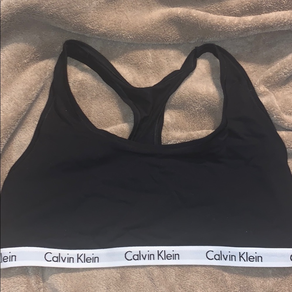 Black Calvin Klein Bralette